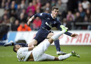 Gareth Bale netting his goal against Swansea