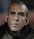 Paolo Di Canio looks from the touchline
