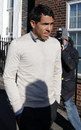 Carlos Tevez arrives at Macclesfield Magistrates' Court