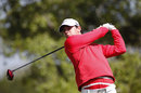 Rory McIlroy tees off from the second hole during his third round 