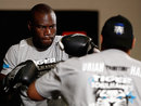 Uriah Hall holds an open workout session
