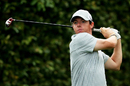Rory McIlroy hits one off the tee