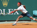 Rafael Nadal plays a return to Philipp Kohlschreiber