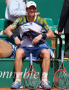 Andy Murray takes a breather against Stanislas Wawrinka