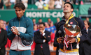 Rafael Nadal applauds Novak Djokovic