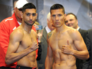 Amir Khan and Julio Diaz successfully weigh in