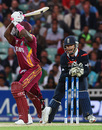 James Foster pulls off his second outstanding stumping in two days, this time to dismiss Dwayne Bravo