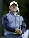 Rory McIlroy grimaces after a shot