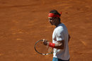 Rafael Nadal clenches his fist