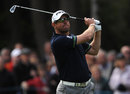 Lee Westwood makes his approach