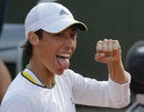 Francesca Schiavone is delighted with her victory