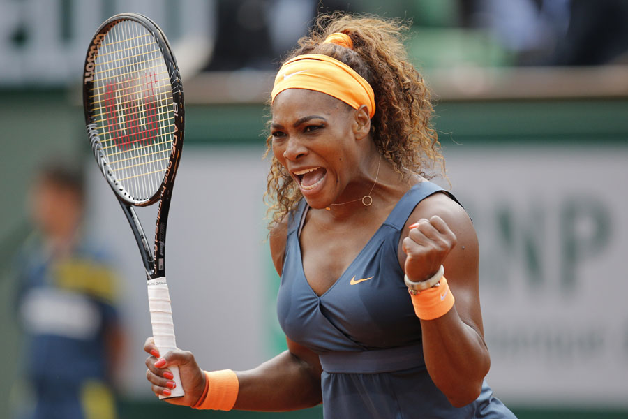 Serena Williams is delighted with her win