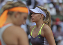 Victoria Azarenka and Maria Sharapova cross paths
