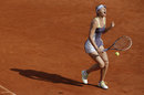 Maria Sharapova roars with delight