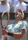 Novak Djokovic screams in delight