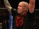 Ross Pearson celebrates victory over Aaron Riley