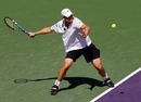 Andy Roddick prepares to hammer a forehand