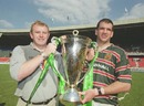 Dean Richards and Martin Johnson with the Heineken Cup