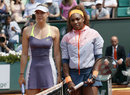 Maria Sharapova and Serena Williams pose for the cameras