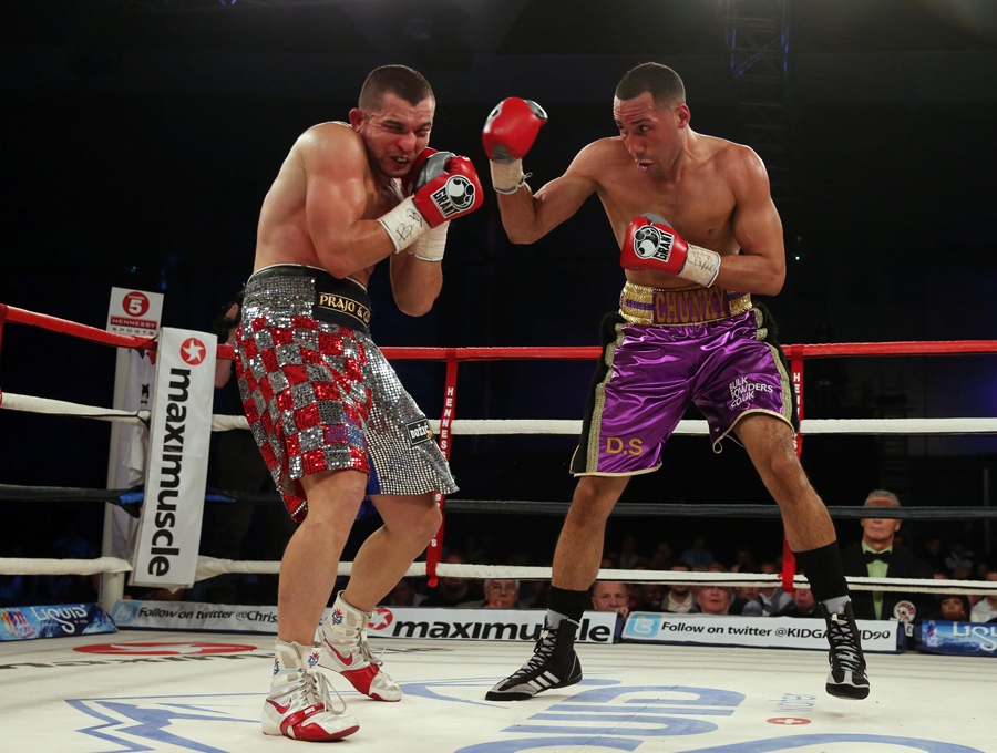 James DeGale in action against Stjepan Bozic