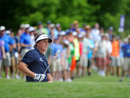 Phil Mickelson plays out of a bunker