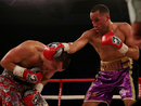 James DeGale throws a right hand 
