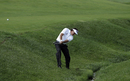 Phil Mickelson escapes from a tricky spot
