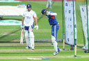 Alastair Cook and Joe Root practice in the nets
