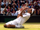 Roger Federer wins his first Wimbledon title