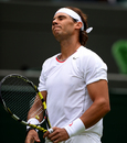 Rafael Nadal expresses some frustration