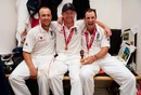 England's players celebrate their 2009 Ashes victory