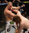 Roy Nelson floors Stefan Struve with an overhand right