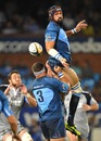 The Bulls' Victor Matfield wins a lineout