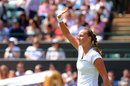 Petra Kvitova salutes the crowd