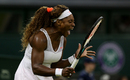 Serena rages after a point