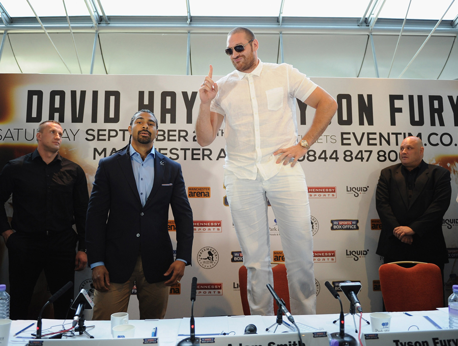Tyson Fury taunts David Haye