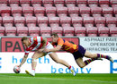 Josh Charnley touches down for a try