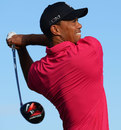 Tiger Woods lets fly with his driver