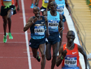 Mo Farah finishes second in the 1500m