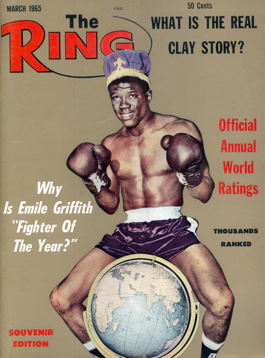 A cover of <I>Ring</I> with- Emile Griffith on the cover
