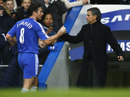 Jose Mourinho shakes Frank Lampard's hand