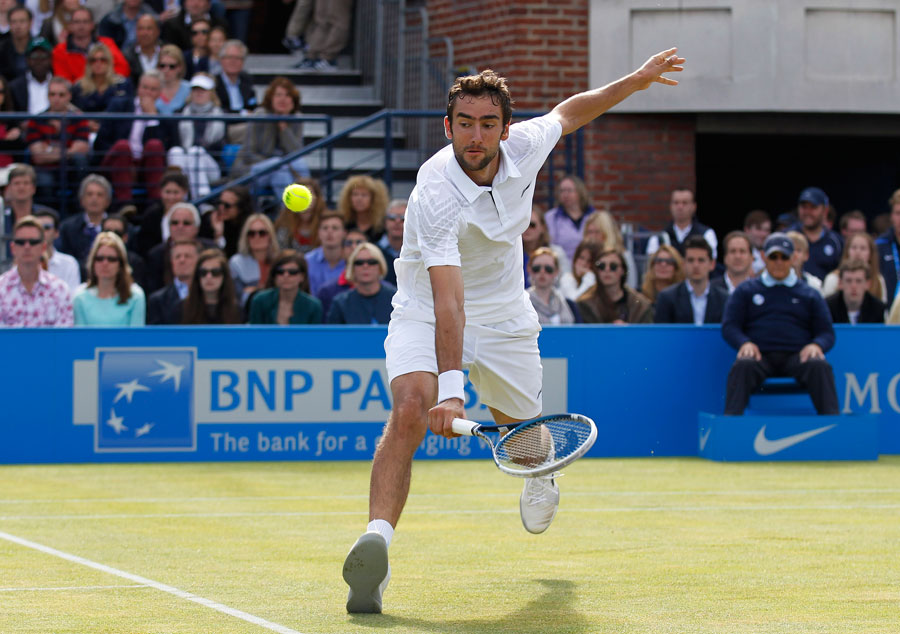 Marin Cilic in action