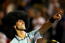 Novak Djokovic entertains the crowd