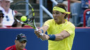 Rafael Nadal in action during the final