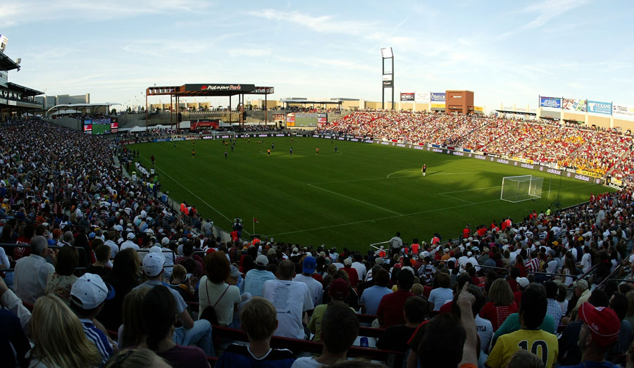 Panoramic view of the stadium