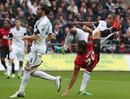 Robin van Persie acrobatically puts Manchester United ahead 