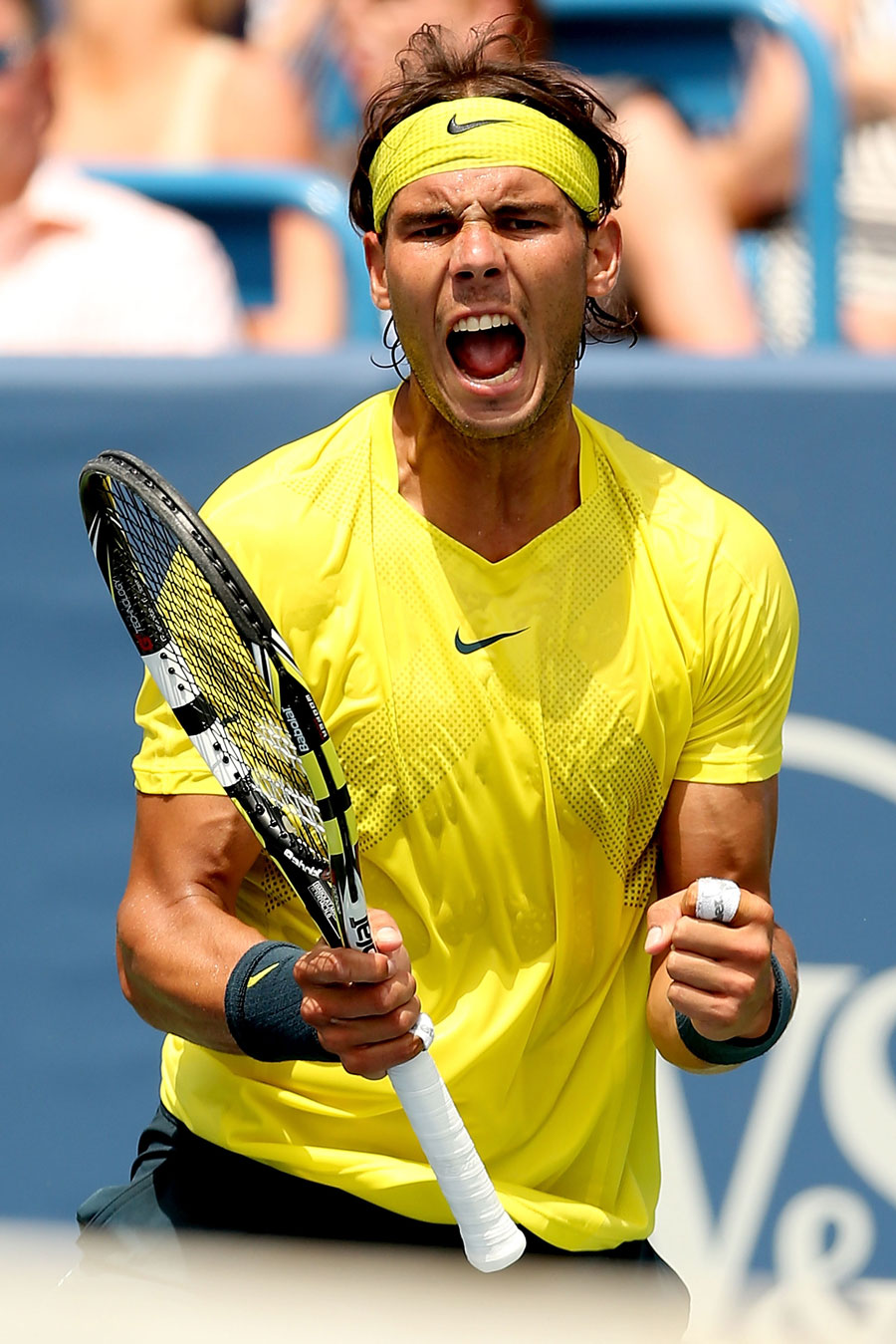 Rafael Nadal roars with emotion