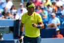 Rafael Nadal clenches his fist