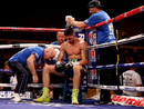 Nathan Cleverly looks dejected after his loss
