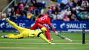 Michael Carberry survives a run-out attempt